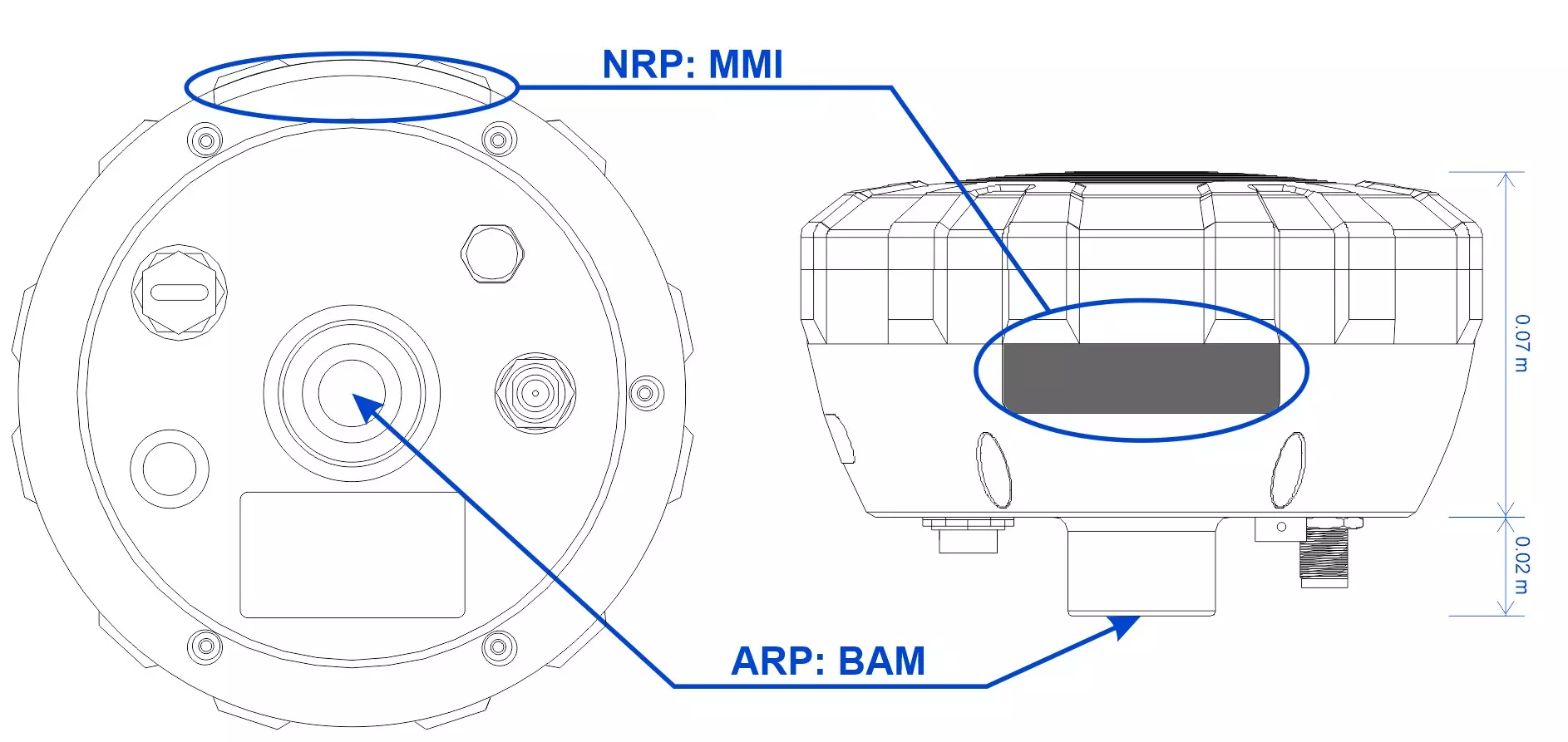 Physical Reference Points of a GNSS receiver