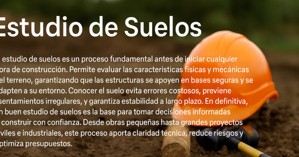estudio de suelos